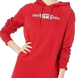 NWT Vans shine it dress hoodie xs red color. NWT